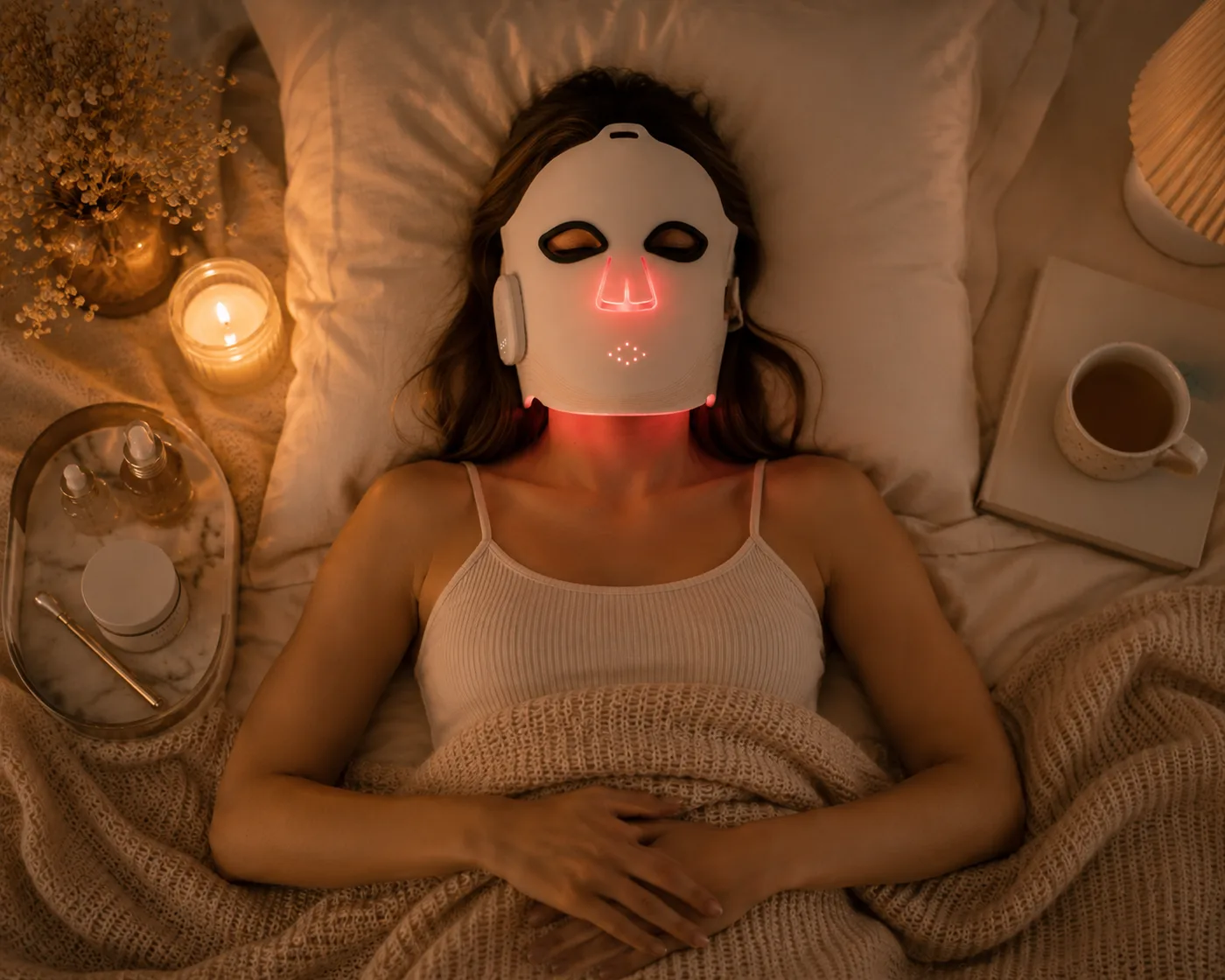 GlowReset LED Face Therapy Lifestyle